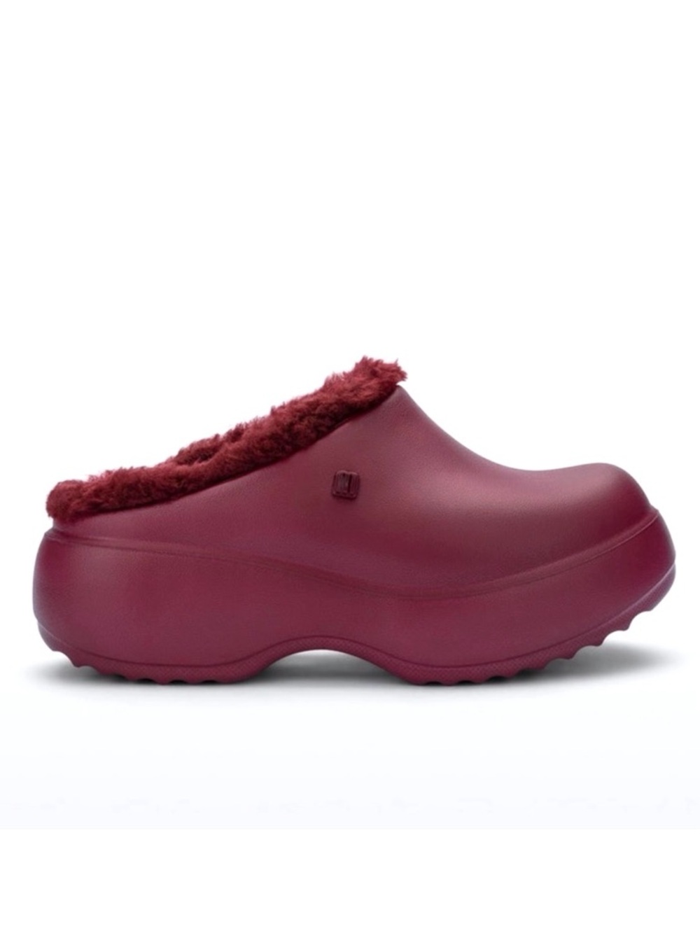 NWOB Melissa Free Clog Fluffy Platform Red Women’s Size 5